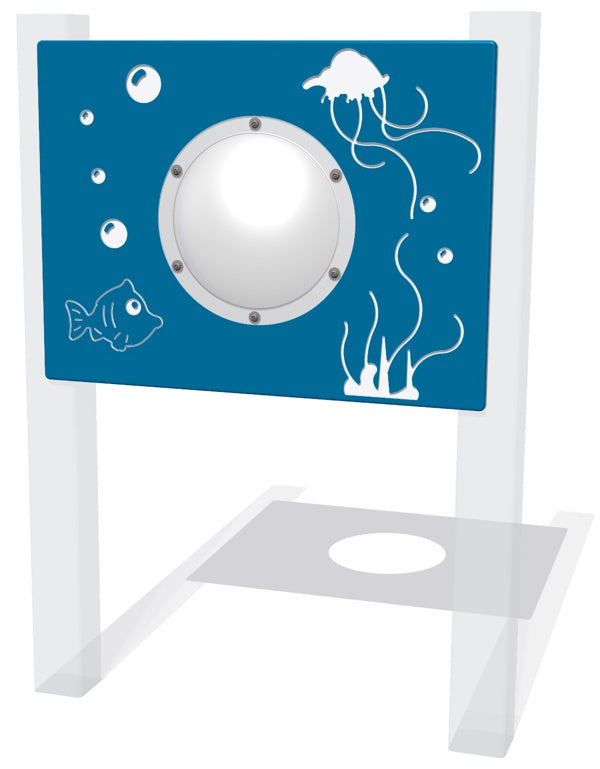 Underwater Scene Play Panel with Clear Dome