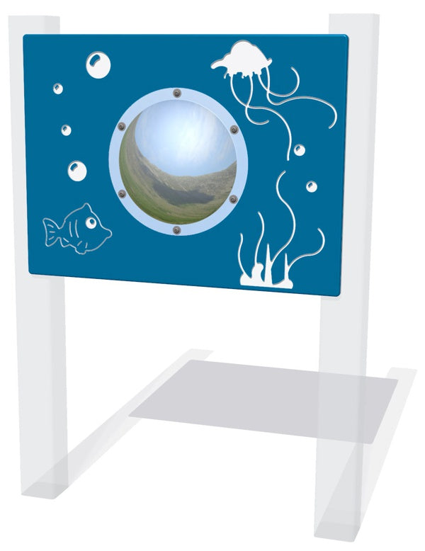 Underwater Scene Play Panel with Mirrored Dome