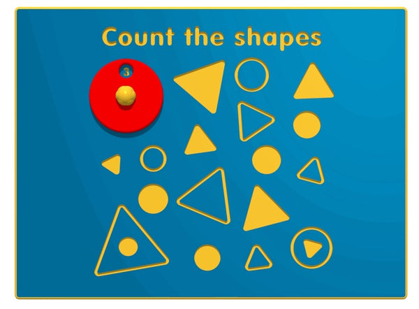 Count The Shapes Play Panel