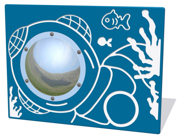 Underwater Diver Play Panel with Mirrored Dome