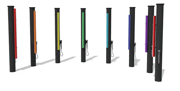 Eco-Multi Chimes (8 Set) with Posts