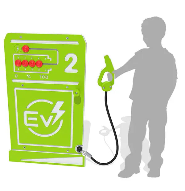 EV Charge Station Play Panel with Posts