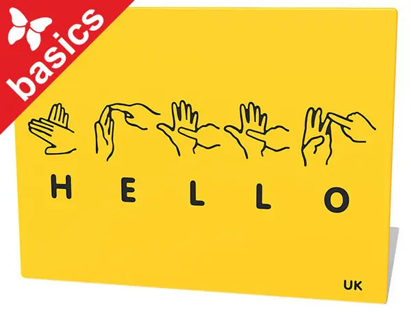 Sign Language Victoria Hello Hello Sign Language UK Play Panel – Venture Play UK
