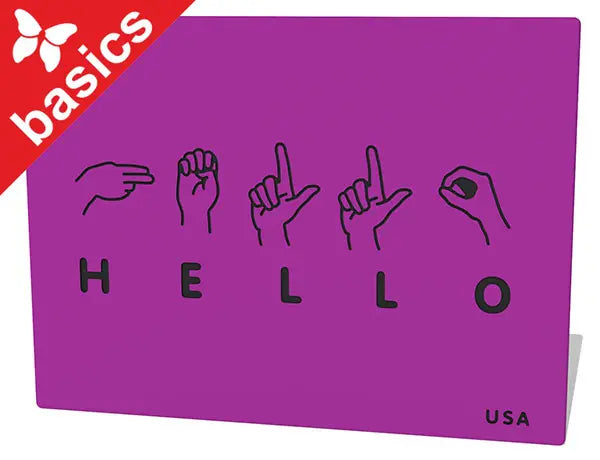 Hello Sign Language US Play Panel