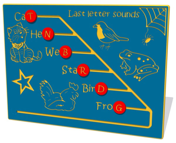 Last Letter Sounds Play Panel