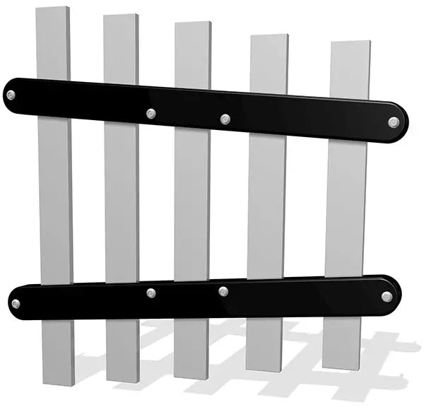 38mm Flat Chimes (set of 5) with Mounting Strips