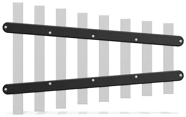 38mm Flat Chimes (set of 8) with Mounting Strips