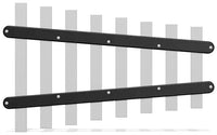 38mm Flat Chimes (set of 8) with Mounting Strips