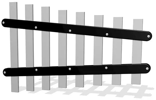 38mm Flat Chimes (set of 8) with Mounting Strips