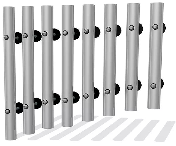 38mm Tube Chimes (set of 8) with Bolt Fixing