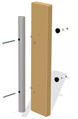 50mm Tube Chimes (set of 8) with Bolt Fixing