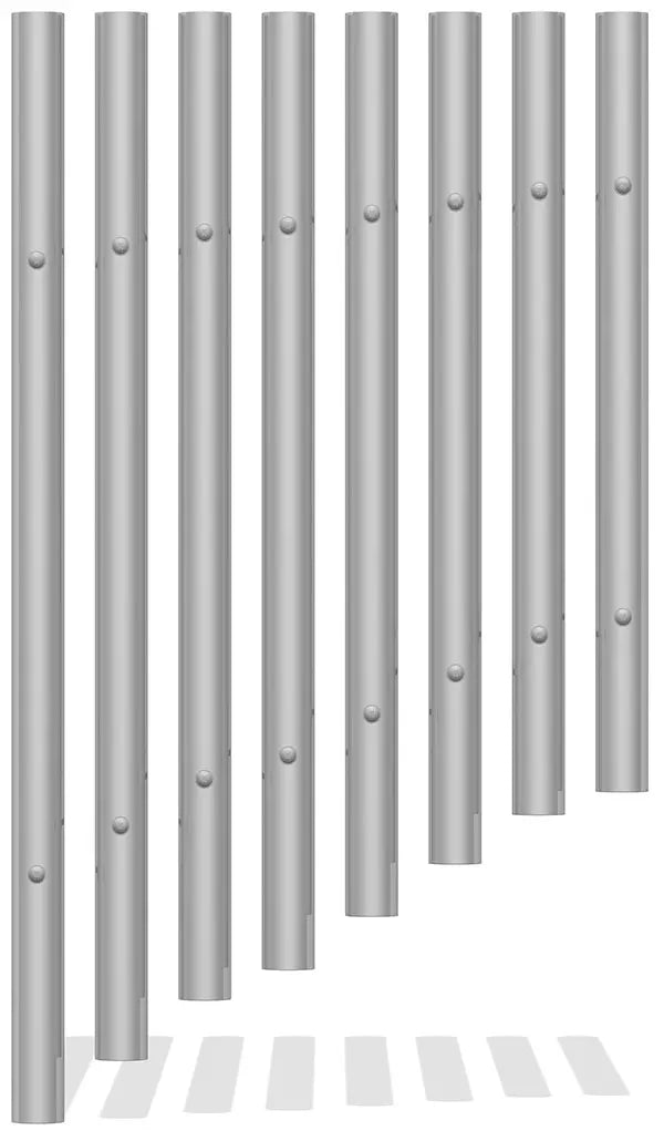 50mm Tube Chimes (set of 8) with Screw Fixing