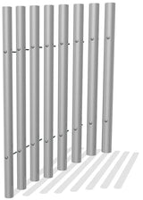 50mm Tube Chimes (set of 5) with Screw Fixing