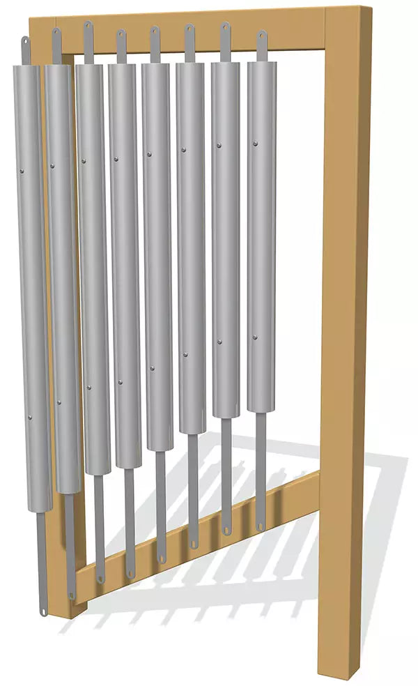 76mm Tube Chimes (set of 8) with Straps