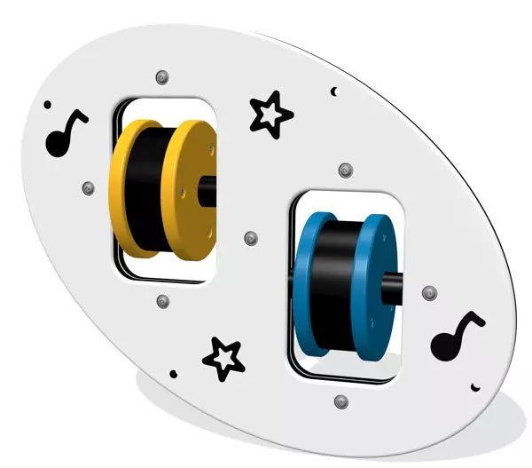 Spin Maracas Musical Panel Insert