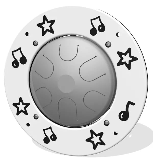 Tongue Drum Musical Panel Insert