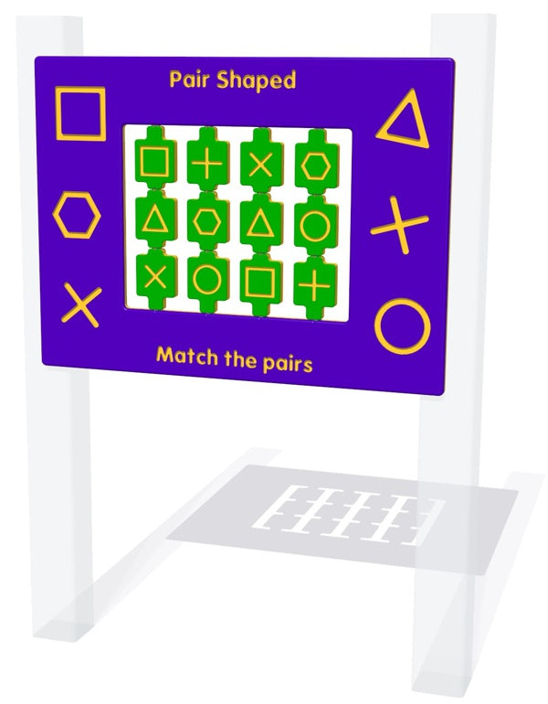 Pair Shaped Play Panel