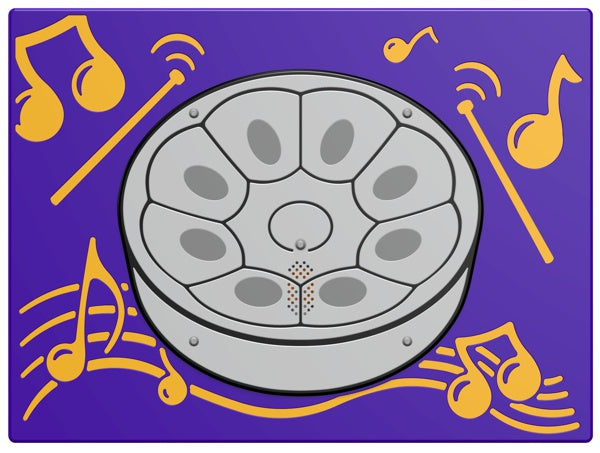 PlayTronic Steel Pan Musical Play Panel
