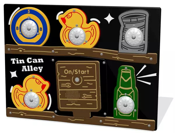 PlayTronic Tin Can Alley Reactions Game Panel