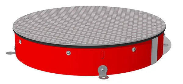 Round Platform @ 800mm x 600mm High BLUE