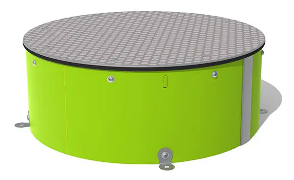 Round Platform @ 800mm x 600mm High BLUE