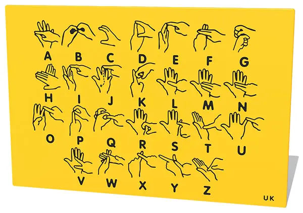 Sign Language (UK) Play Panel