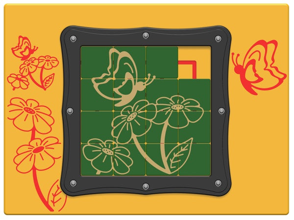 Tile Slide Butterfly Play Panel