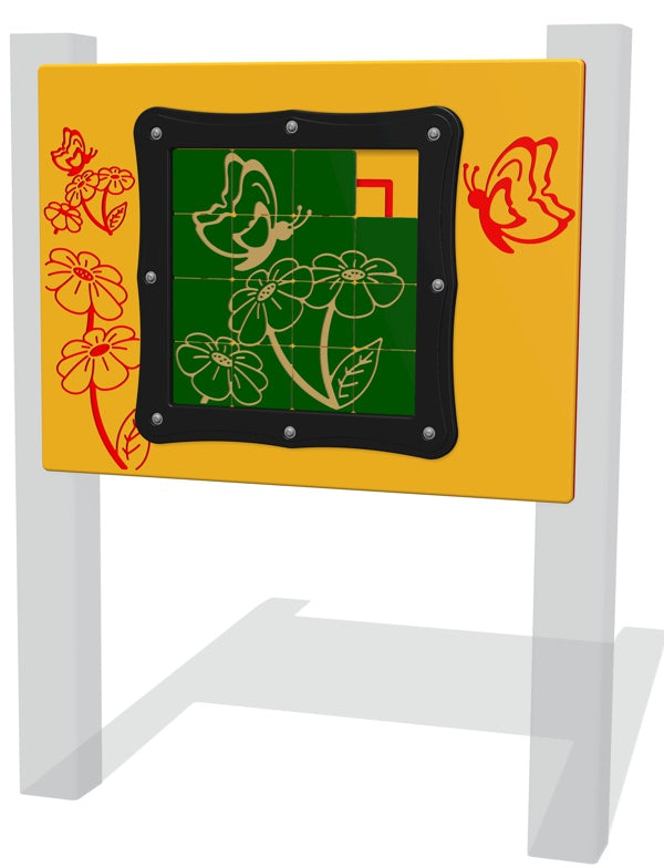 Tile Slide Butterfly Play Panel