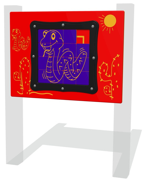 Tile Slide Snake Play Panel