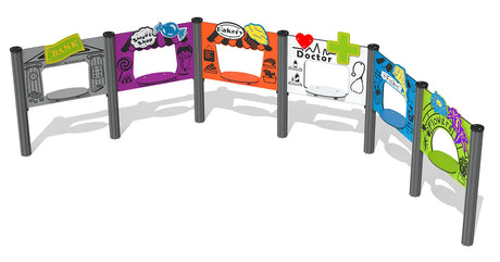 Toy Town Play Panel Set (6 Panels)