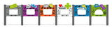 Toy Town Play Panel Set (6 Panels)