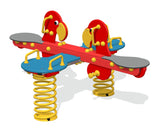 Parrot 4-Way Spring Seesaw