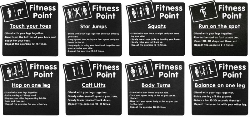 Fitness Point - Exercise Station Panels