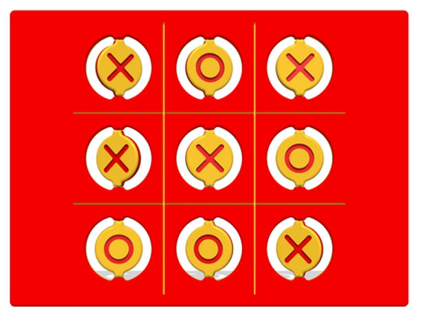 Flip-Over Noughts & Crosses Play Panel