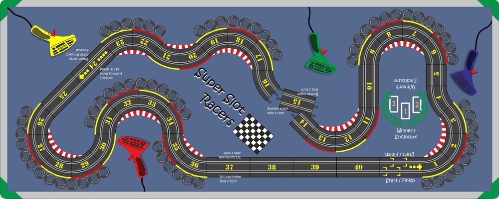 Gameboard Top Kit - Super Slot Racers