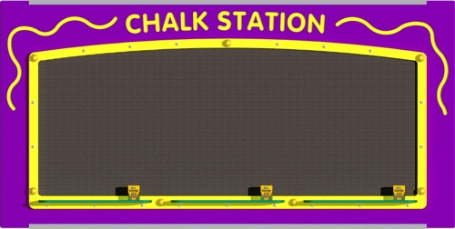 Giant Chalk Station Play Panel