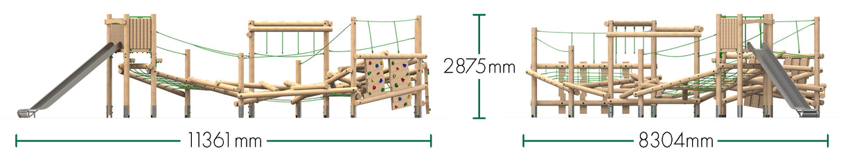 Clamber Stack Madrina With Slide