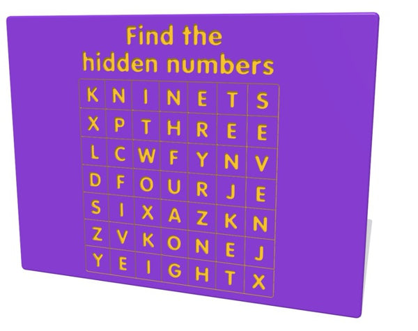 Number Search Play Panel