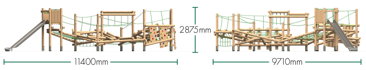 Clamber Stack Padrino with Slide