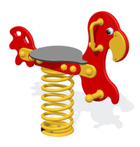 Sit-On Parrot Spring Rocker