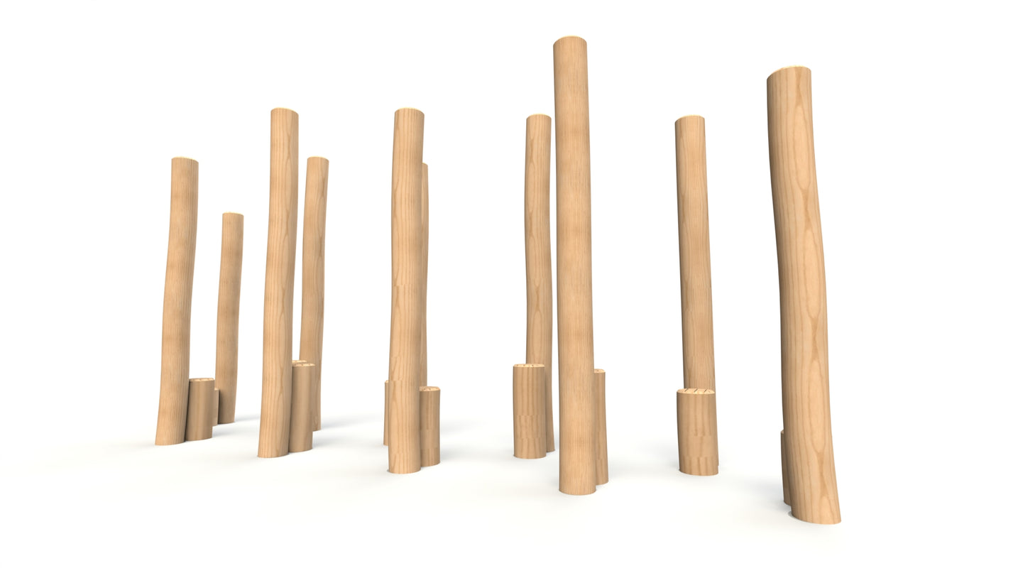 Peeled Stilts