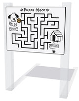 Puppy Maze Play Panel