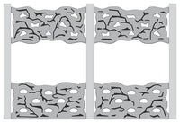 Rock Face-Split Traverse Wall (4 Panel Set)