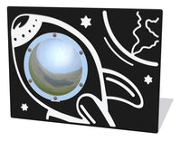 Space Rocket Play Panel with Mirrored Dome