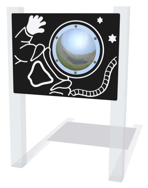 Spaceman Play Panel with Mirrored Dome