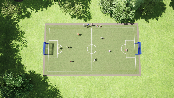 Sports field Open Porto (10x20m)