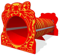 Tiger Crawl Through Play Tunnel