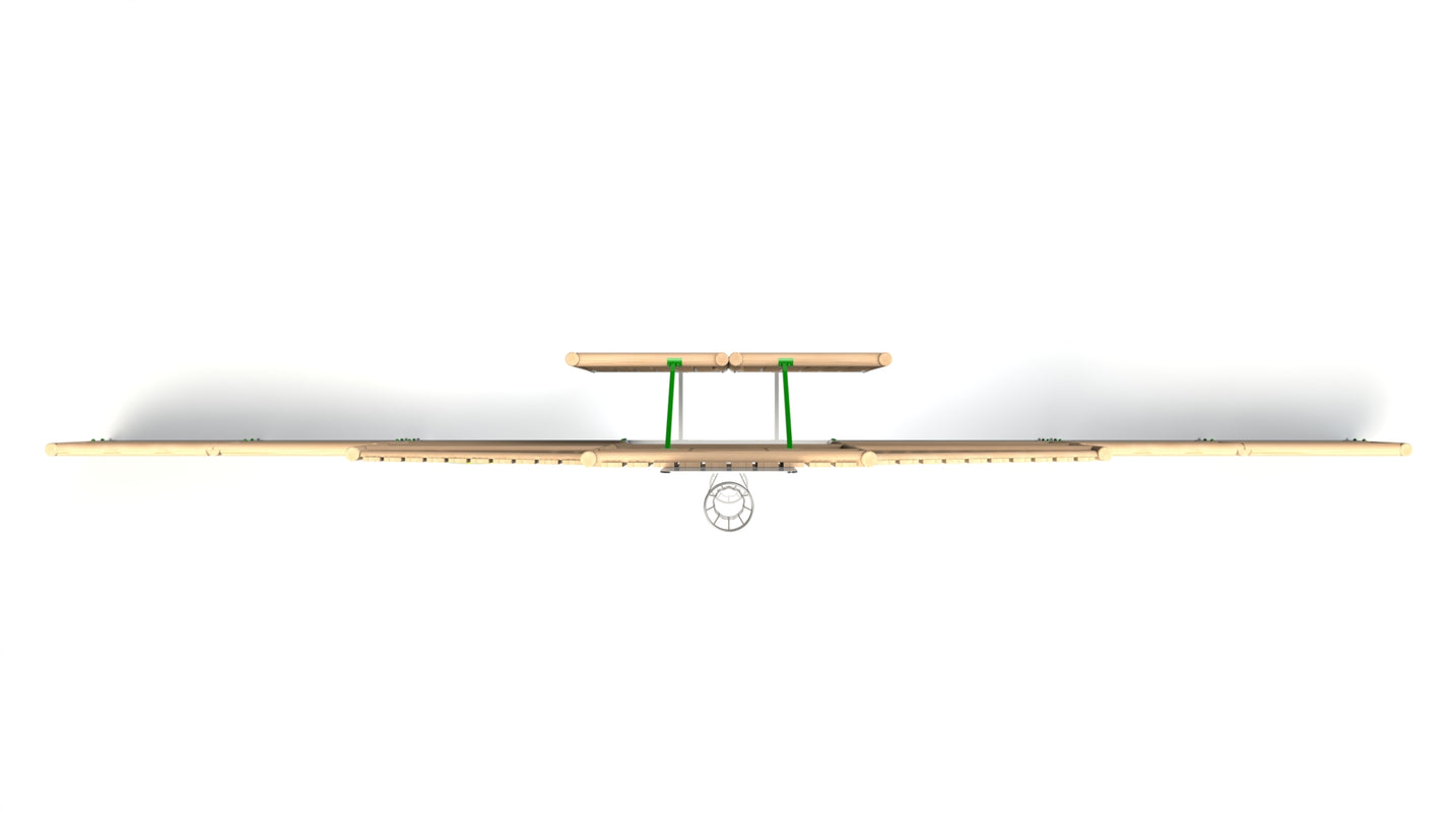 Timber Multi Activity Goal with Kick Panels