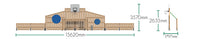 Timber Multi Activity Goal with Kick Panels