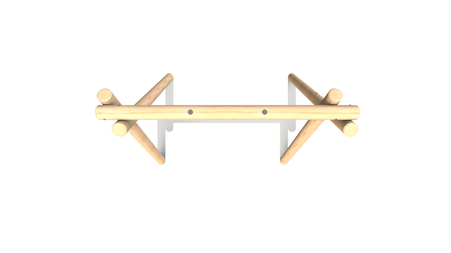 Timber Single Swing Frame Only (2.4m)